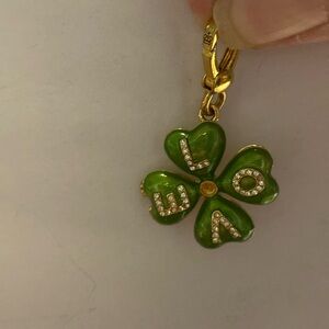 “LOVE” Shamrock Charm